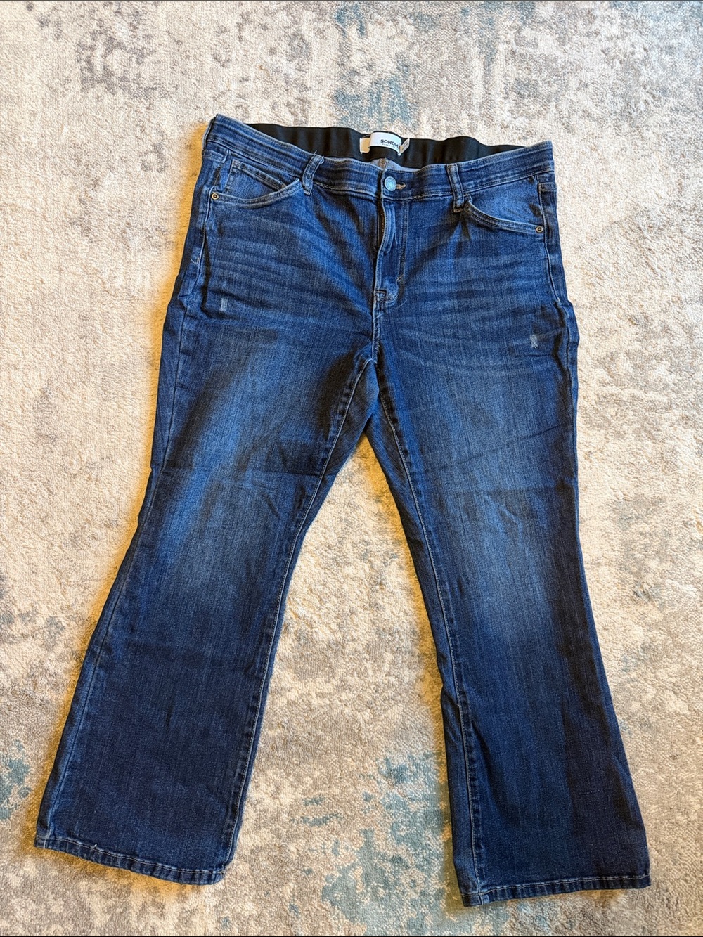 Sonoma Dark Blue Flare Jeans